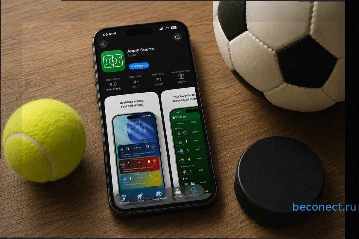 Приложение Apple Sports теперь доступно в России: обзор возможностей и как им пользоваться