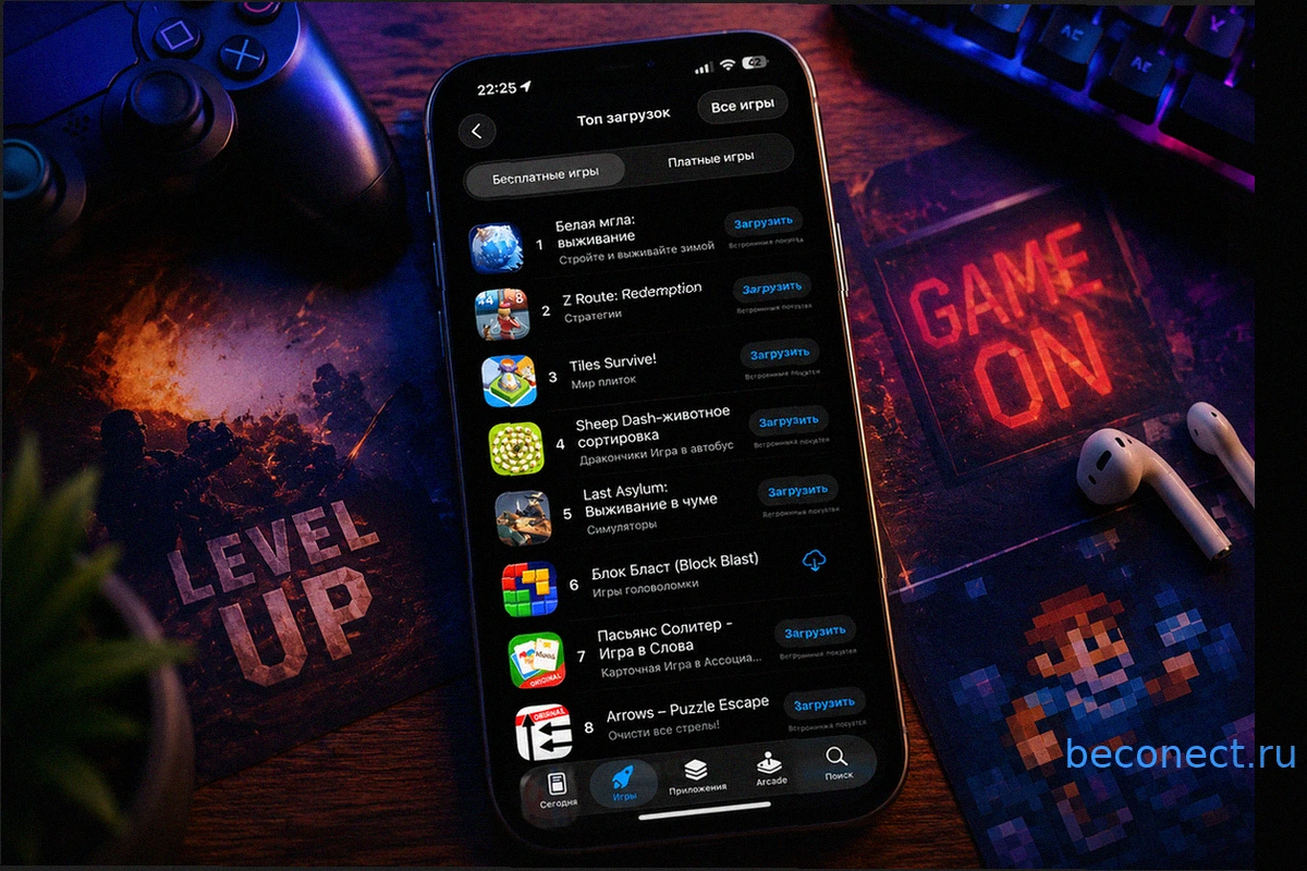Топ-5 бесплатных игр для iPhone: Рейтинг российского App Store