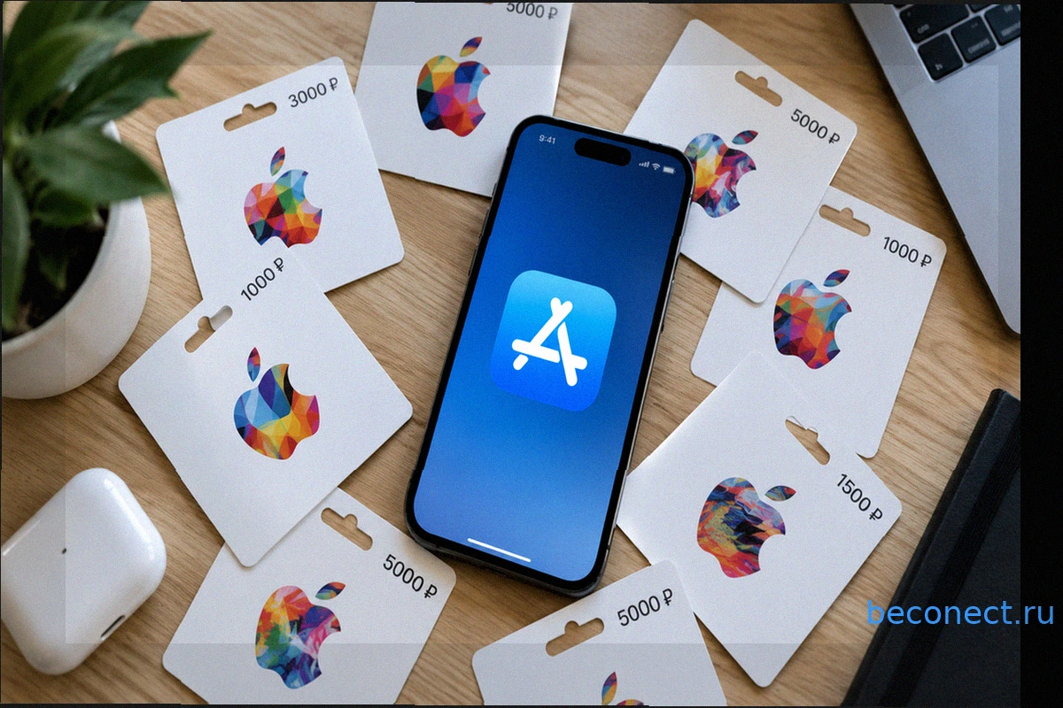 Пополнение российского Apple ID стало выгоднее: цены на подарочные карты Apple значительно снизились