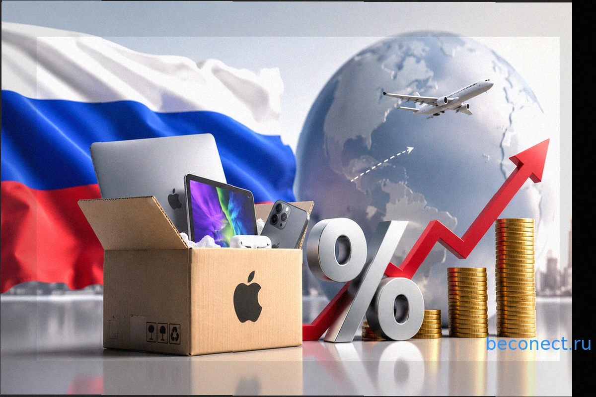 Покупки техники Apple и товаров из-за границы могут подорожать на 22% из-за введения НДС в России