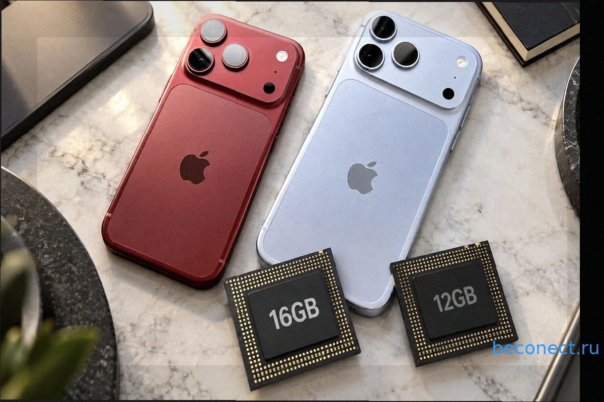 iPhone 18 Pro и Duo: Apple изменила планы по ОЗУ, установив 12 ГБ вместо 16 ГБ