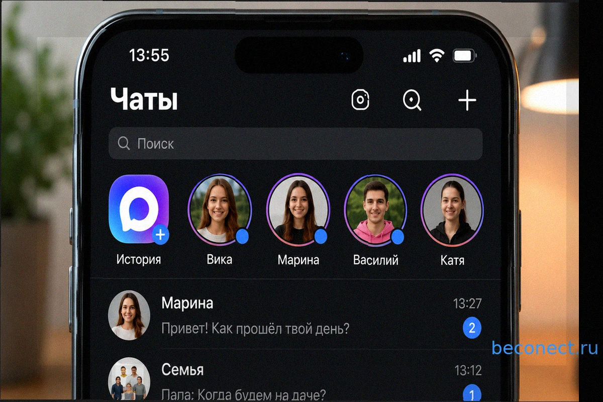 Где искать и как смотреть истории в МАКС на iPhone