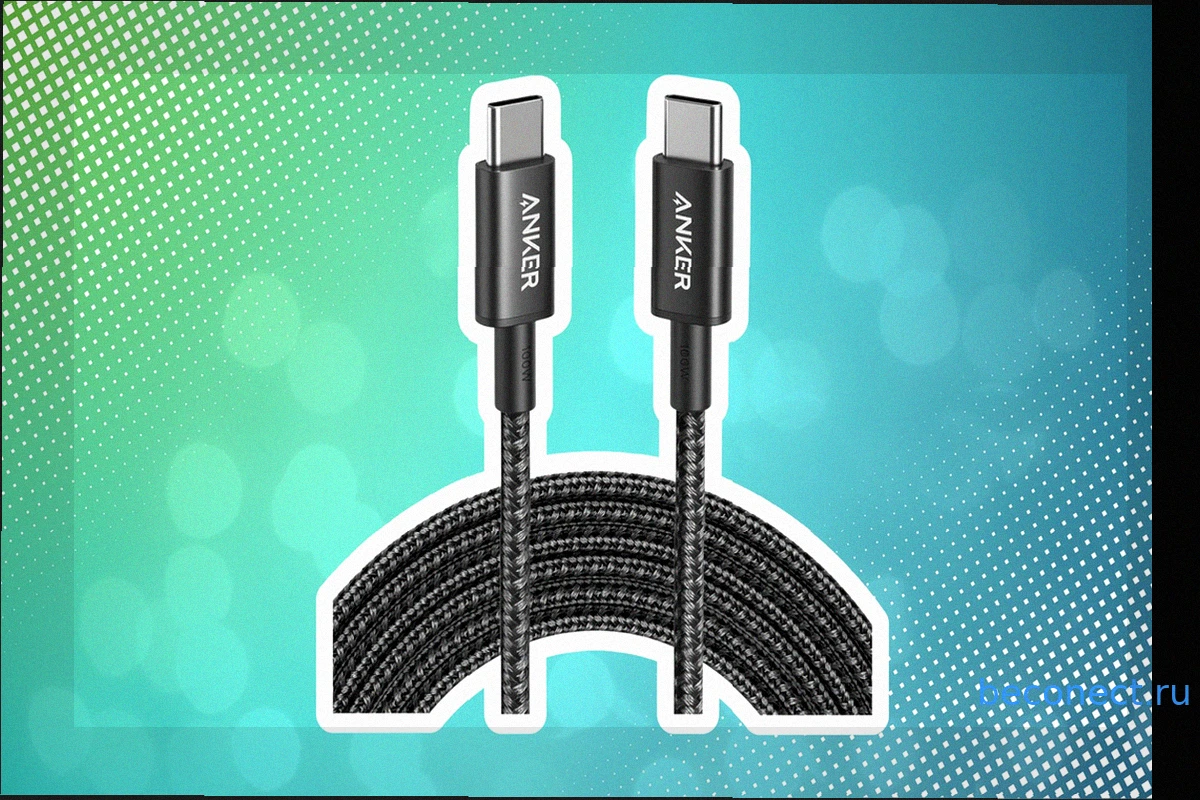 Мощный и надежный USB-C кабель Anker: Обзор и преимущества