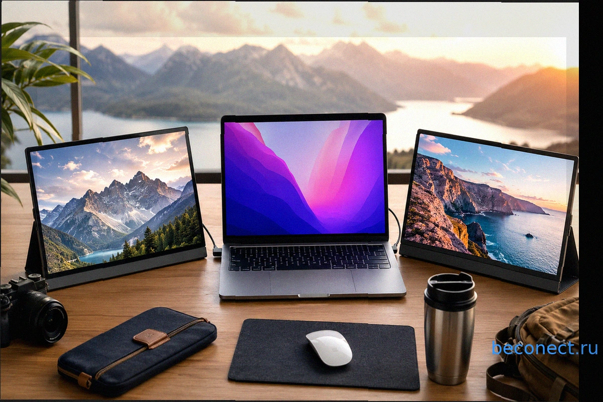 Лучшие портативные мониторы для MacBook: компактные экраны для путешествий и не только