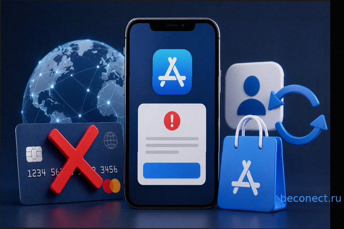 App Store требует иностранную банковскую карту при смене региона Apple ID: что делать