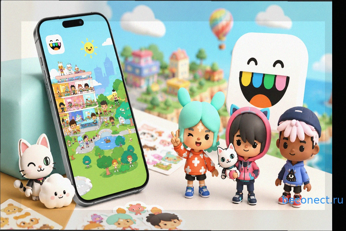Toca Boca World на Айфоне: как скачать, играть и покупать в России