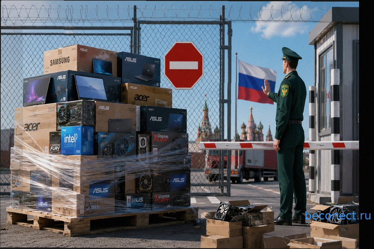 В России запретили ввоз компьютеров и комплектующих ASUS, Samsung, Acer, Kingston, Intel и других: что теперь будет