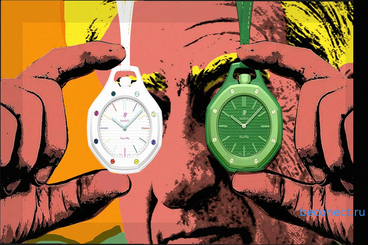 Коллаборация Swatch x Audemars Piguet Royal Pop: Как карманные часы покорили соцсети