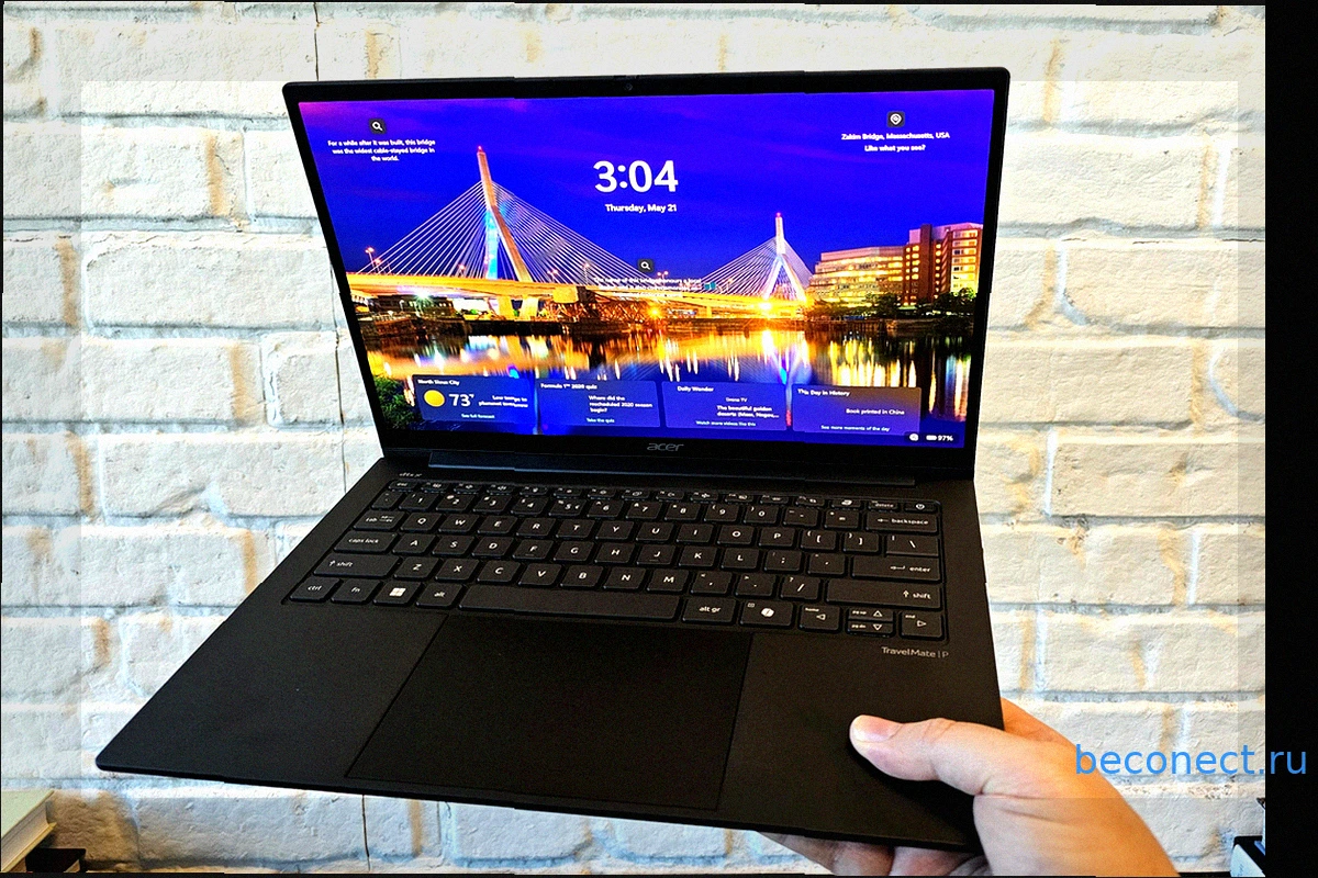 Acer TravelMate P6 14 AI: Ультралегкий Ноутбук с 30 Часами Автономной Работы