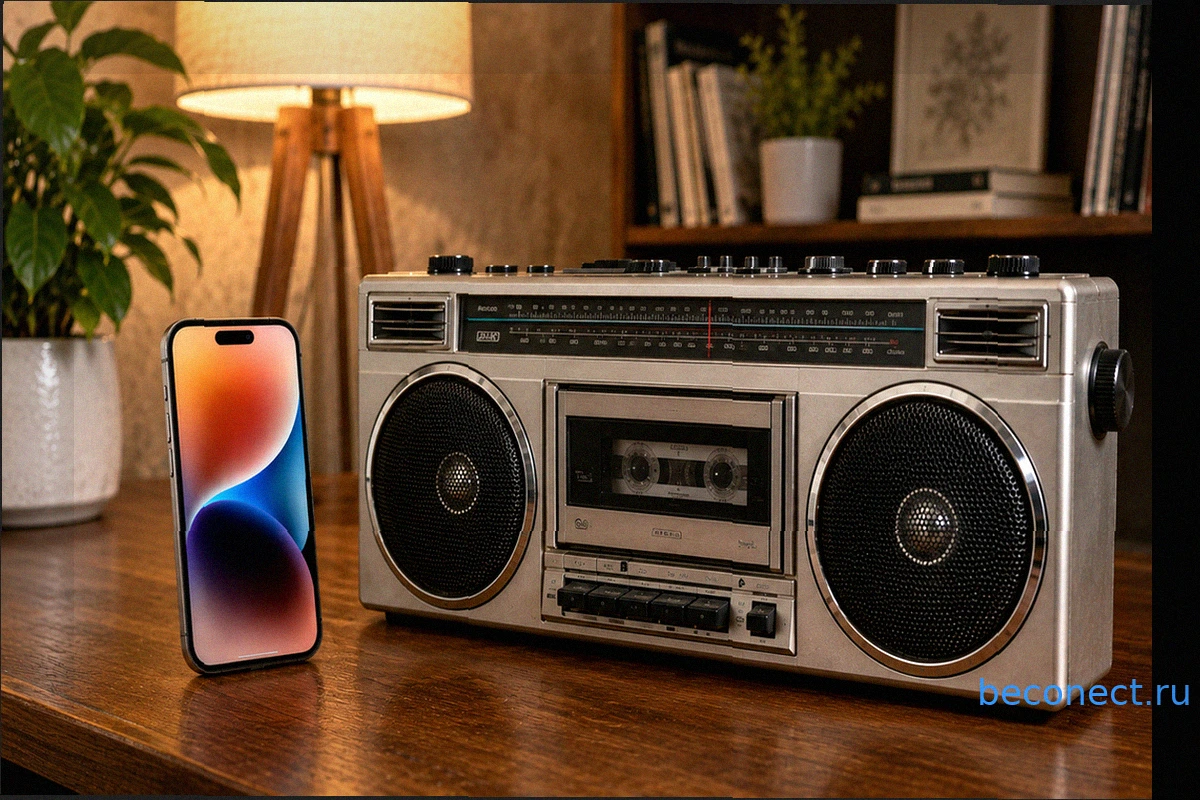 Как превратить старый кассетный магнитофон в колонку для iPhone