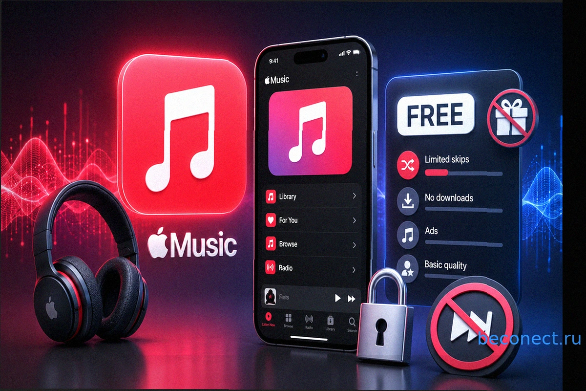 Apple Music: Анализ слухов о бесплатном тарифе с ограничениями