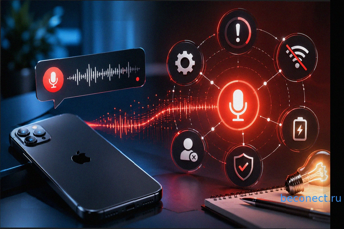 iPhone сам записывает голосовые сообщения: причины и методы устранения