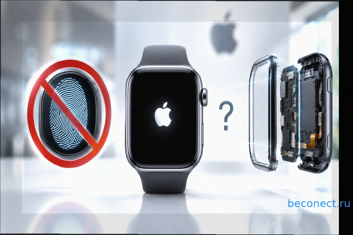 Почему в Apple Watch нет Touch ID, хотя Apple очень хотела