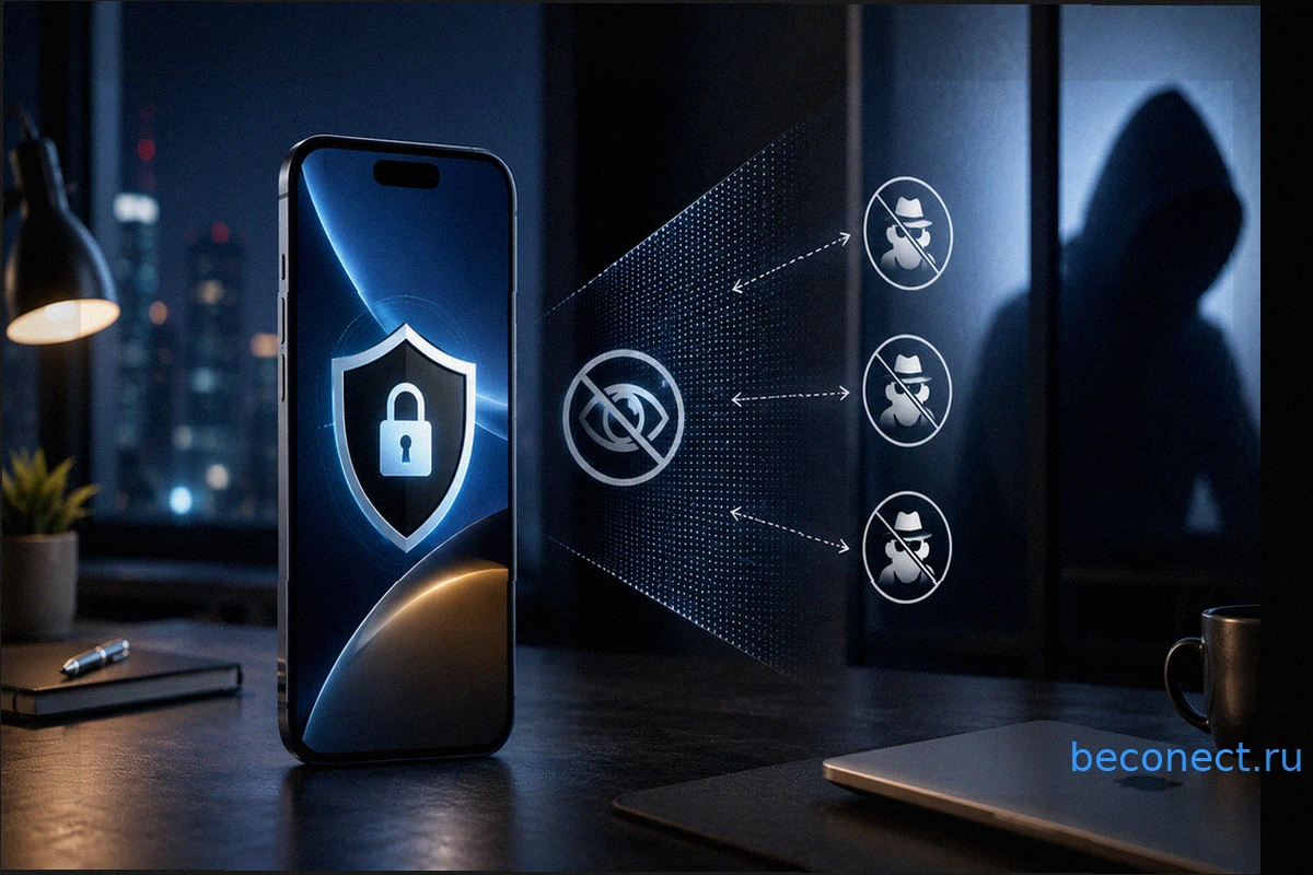Как включить антишпионский режим экрана iPhone без специального защитного стекла