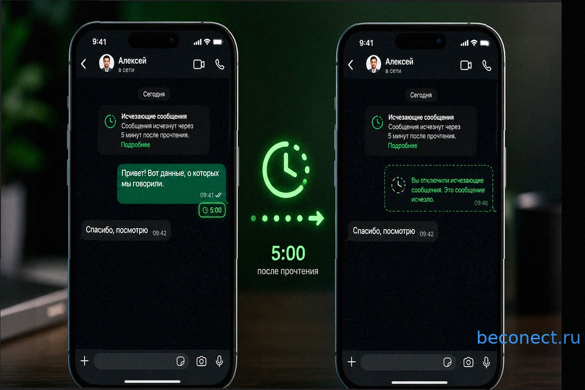 Исчезающие сообщения в WhatsApp на iPhone: как включить и настроить
